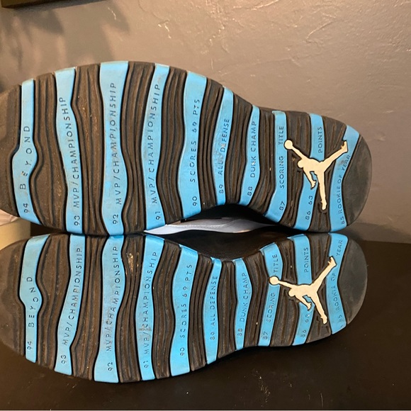 Jordan Retro 10 X Powder Blue size 9.5 - Picture 8 of 12